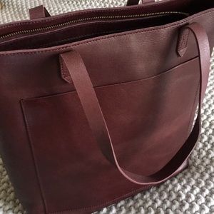 NWT Madewell medium zip-top transport tote